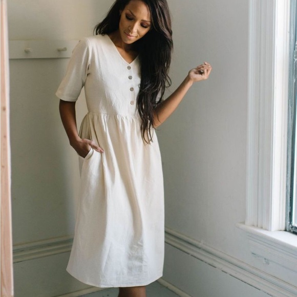 Little Cottonwood black Alder Midi Dress - Picture 5 of 5